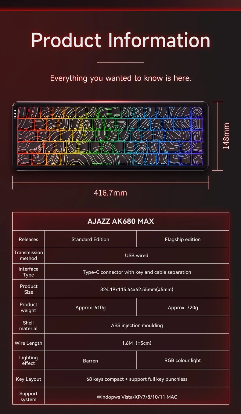 AK680 MAX Mechanical Keyboards