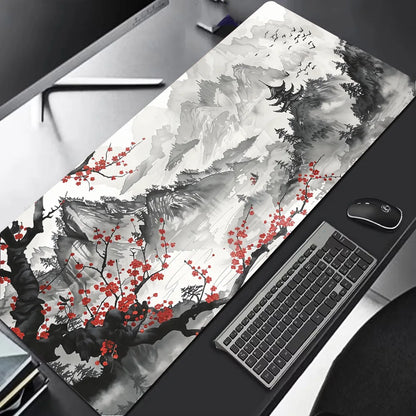 Sakura Scenery Mouse Pad