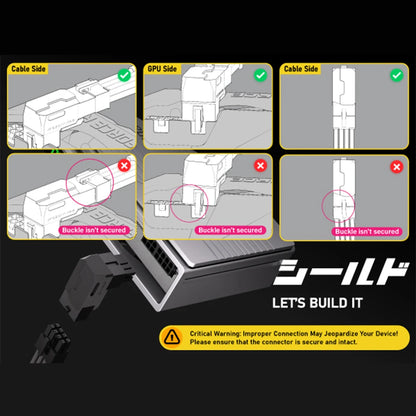 8-Pin PCIe GPU Power Adapters Right angle