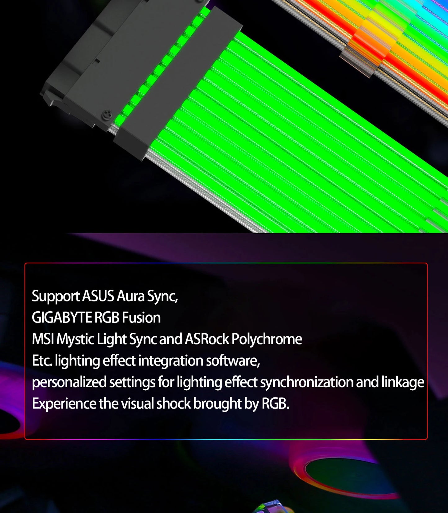 Rgb Cable graphics card 8-Pin 6+2Pin extension cable