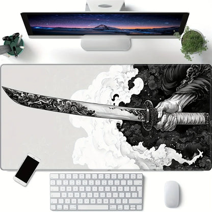 Japanese Katana Mouse Pad