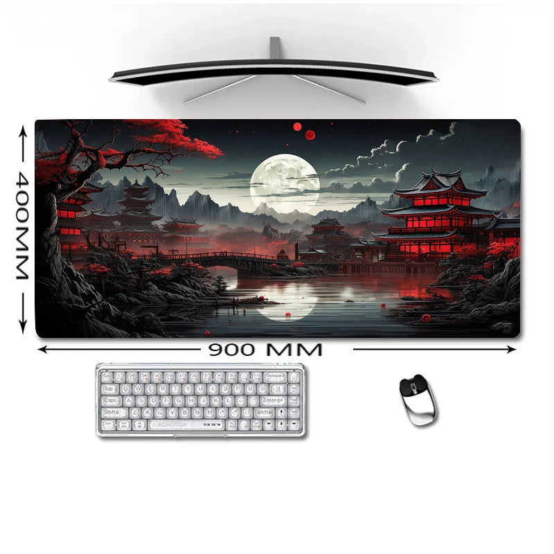 Starry Sky Moon Mouse pad