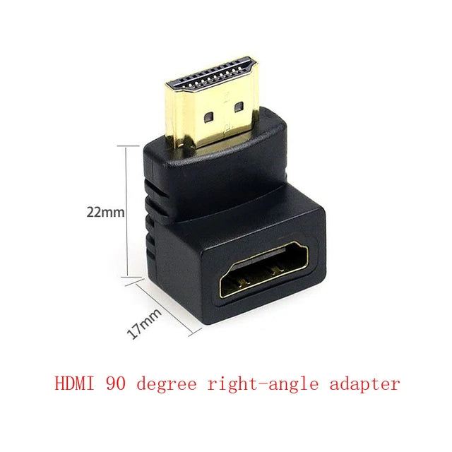 90 Degree Right-Angle Adapter HDMI