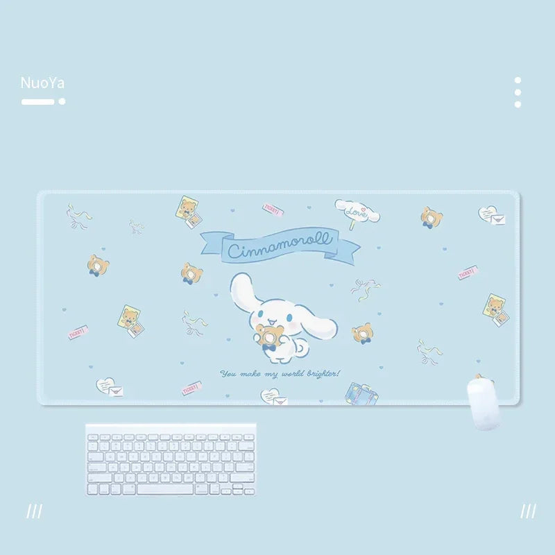 Kawaii Cinnamorolls Mousepad