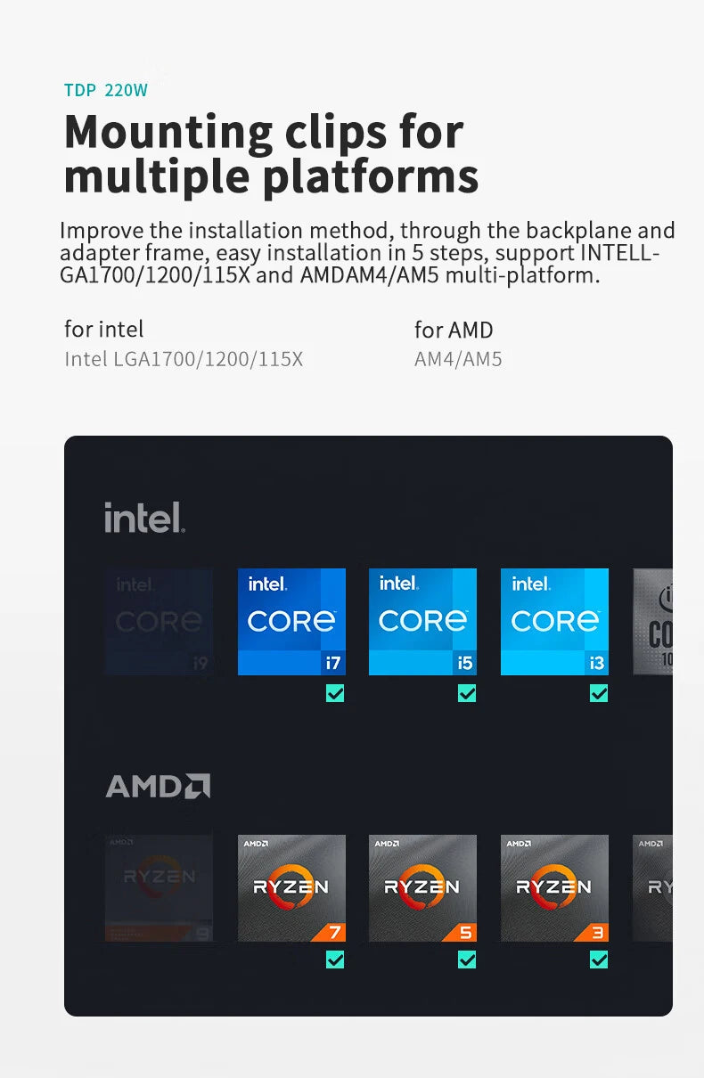 ARGB CPU Air Cooler